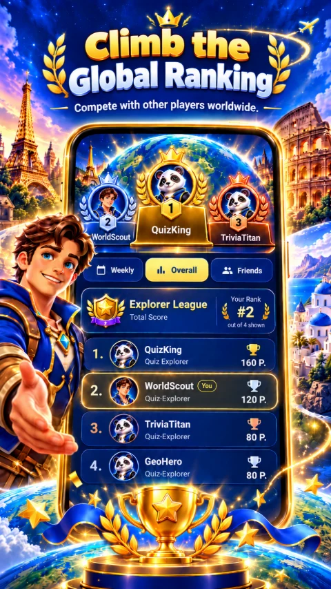 Climb the global ranking
